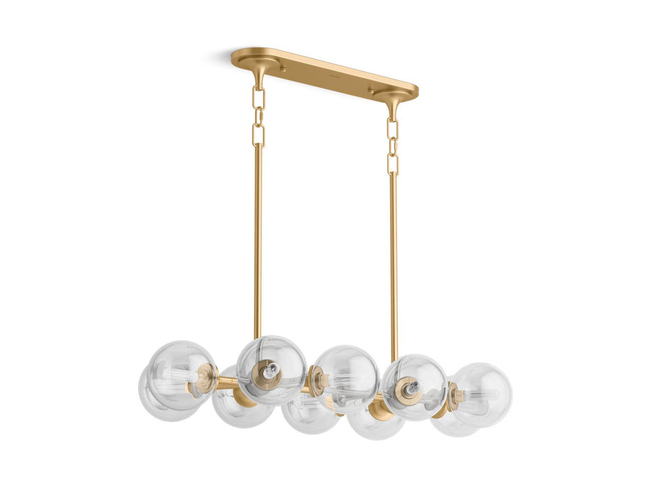 KOHLER K-31766-CH10 Bellera 38" linear chandelier