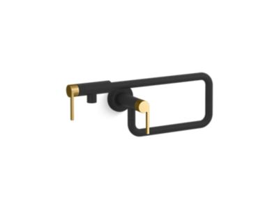 Kallista P23181-2MB Juxtapose Wall-Mount Pot Filler
