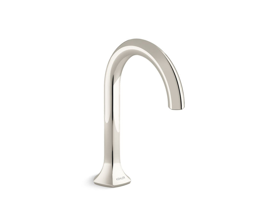 KOHLER K-27008-K Occasion Bathroom sink faucet spout with Cane design, 1.0 gpm