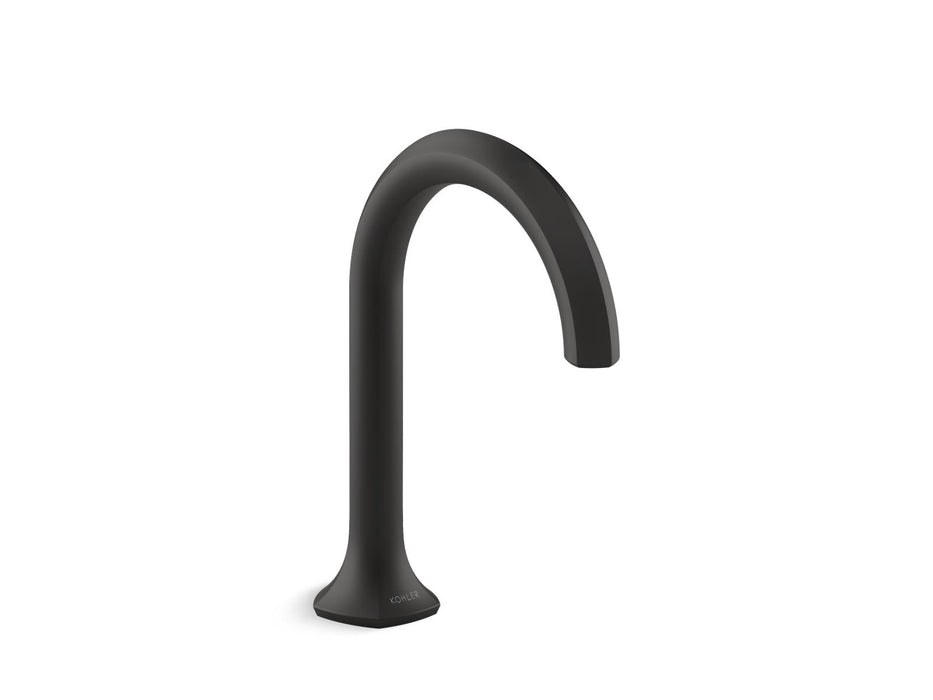 KOHLER K-27008-K Occasion Bathroom sink faucet spout with Cane design, 1.0 gpm