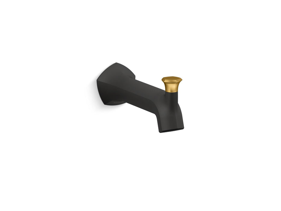KOHLER Occasion Wall-mount bath spout with Straight design and diverter