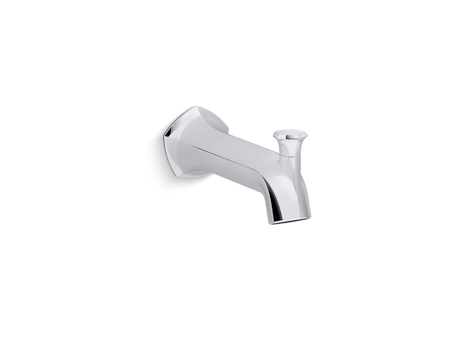 KOHLER Occasion Wall-mount bath spout with Straight design and diverter