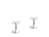 KOHLER K-27018-3 Occasion Deck-mount bath faucet handles with Cross design