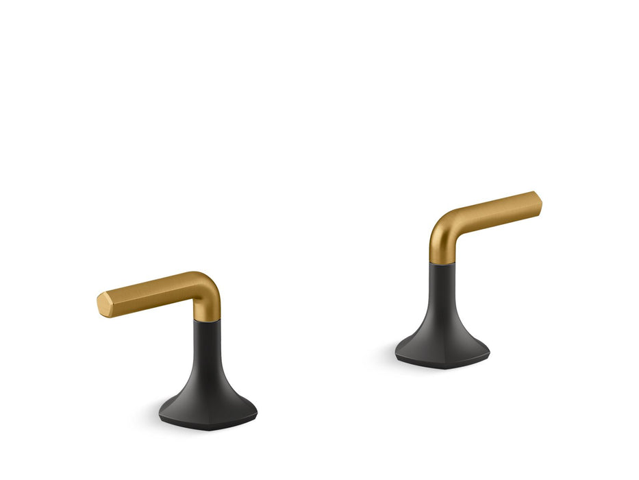 KOHLER K-27018-4 Occasion Deck-mount bath faucet handles with Lever design