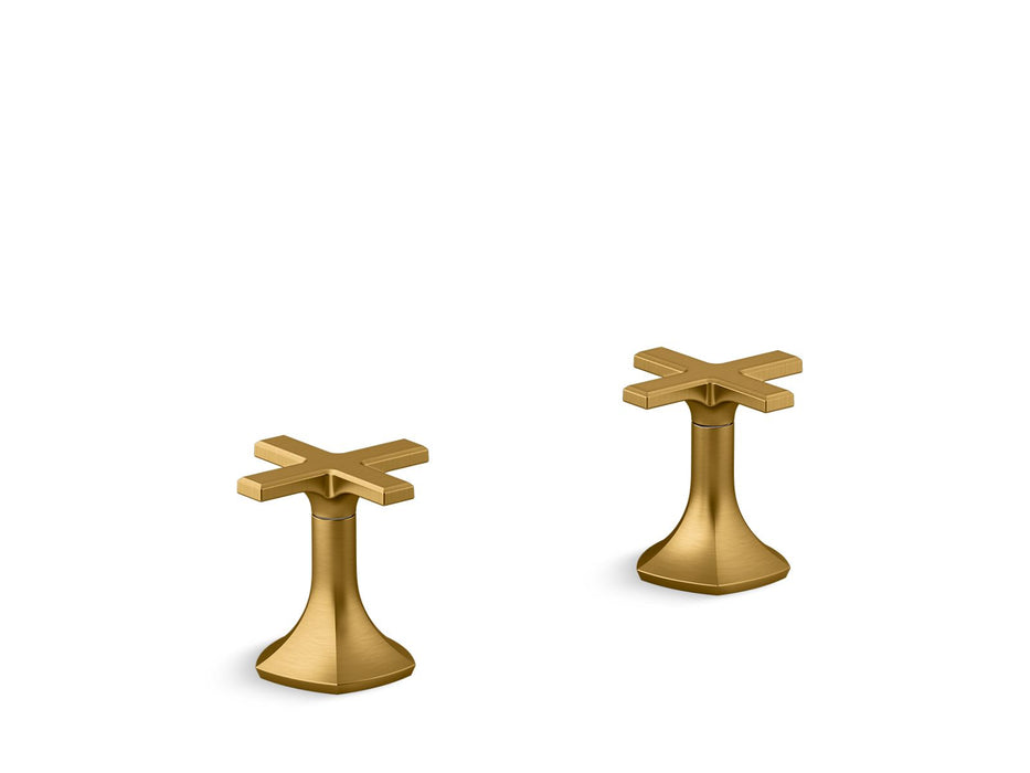 KOHLER K-27018-3 Occasion Deck-mount bath faucet handles with Cross design