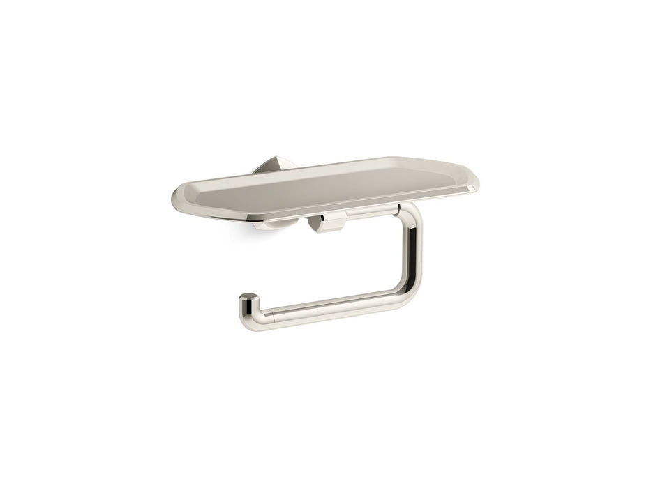KOHLER K-27128 Occasion Toilet paper holder with tray