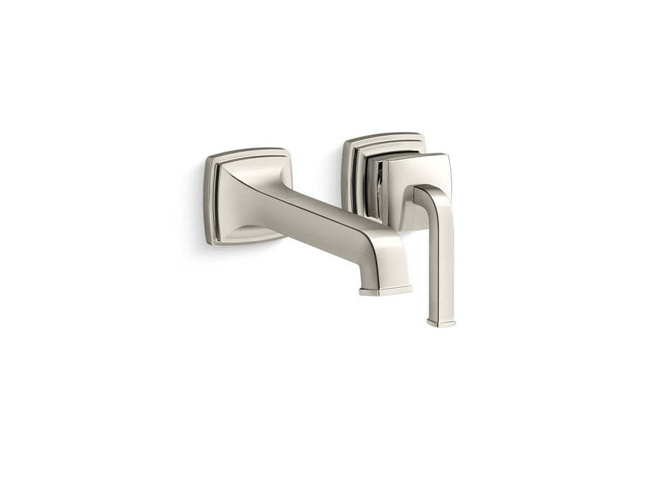 KOHLER K-26431-4 Riff Wall-mount single-handle bathroom sink faucet, 1.2 gpm