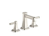 KOHLER Riff Widespread bathroom sink faucet, 0.5 gpm