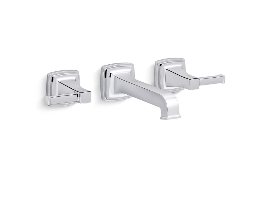 KOHLER K-T26432-4 Riff Wall-mount bathroom sink faucet trim, 1.2 gpm