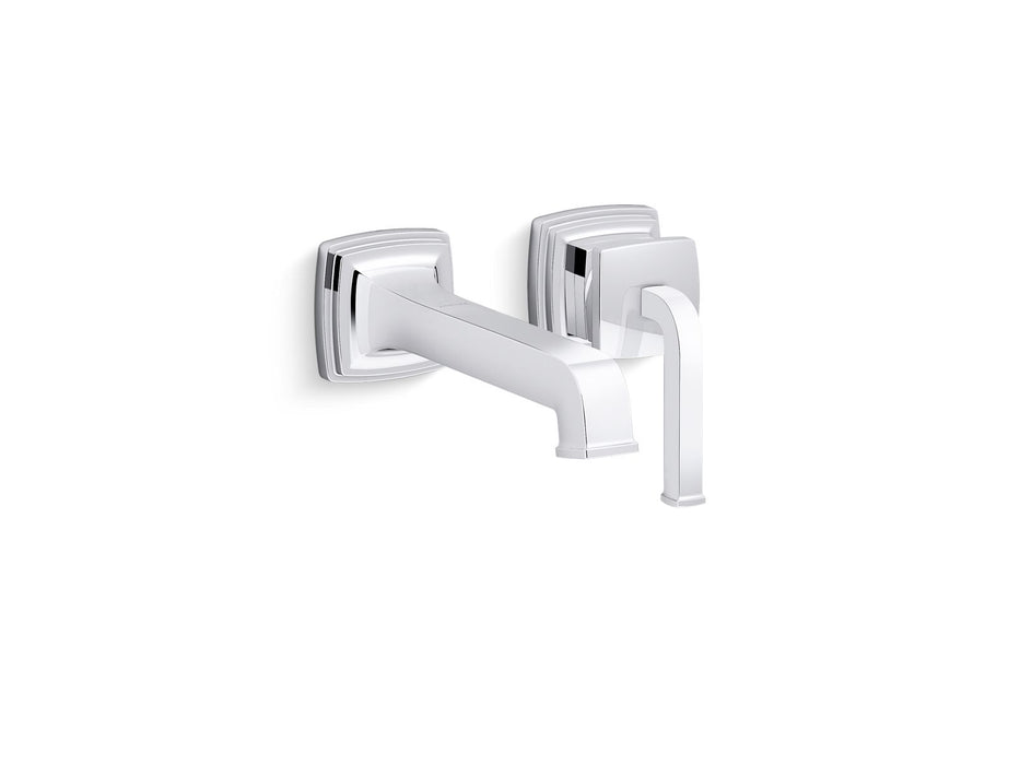 KOHLER K-26431-4 Riff Wall-mount single-handle bathroom sink faucet, 1.2 gpm