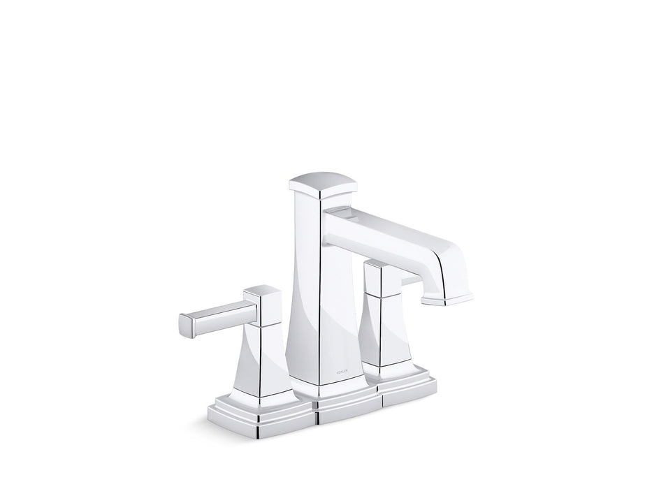 KOHLER K-27398-4N Riff Centerset bathroom sink faucet, 0.5 gpm