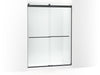 KOHLER K-702430-L Levity Plus 81-5/8" H sliding shower door with 3/8"-thick glass
