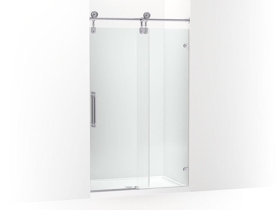 KOHLER Artifacts 80-7/8" H sliding shower door with 3/8"-thick glass