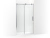KOHLER Composed Sliding shower door, 78" H x 44-1/8 - 47-7/8" W, with 3/8" thick Crystal Clear glass