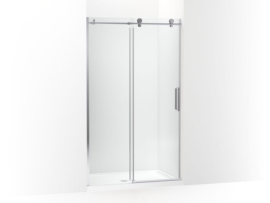 KOHLER Composed Sliding shower door, 78" H x 44-1/8 - 47-7/8" W, with 3/8" thick Crystal Clear glass