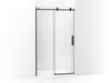 KOHLER Composed Sliding shower door, 78" H x 44-1/8 - 47-7/8" W, with 3/8" thick Crystal Clear glass