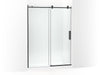 KOHLER Composed Sliding shower door, 78" H x 56-1/8 - 59-7/8" W, with 3/8" thick Crystal Clear glass