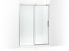 KOHLER Composed Sliding shower door, 78" H x 56-1/8 - 59-7/8" W, with 3/8" thick Crystal Clear glass
