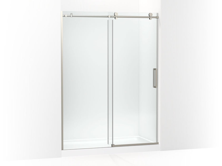 KOHLER Composed Sliding shower door, 78" H x 56-1/8 - 59-7/8" W, with 3/8" thick Crystal Clear glass