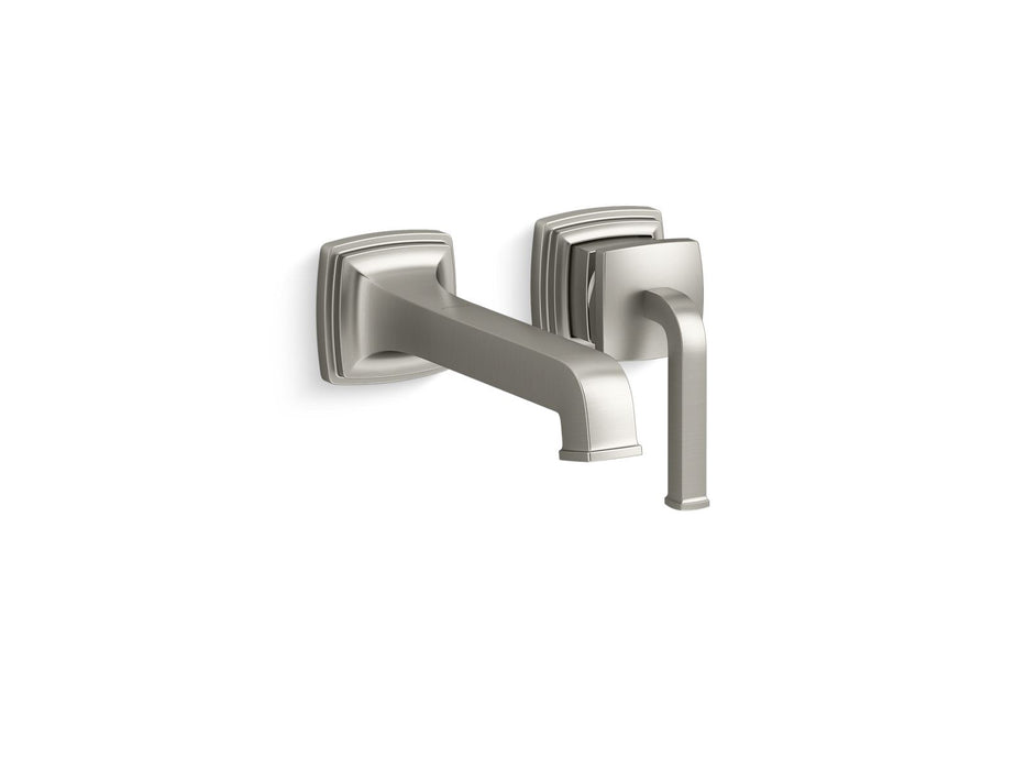KOHLER K-26431-4 Riff Wall-mount single-handle bathroom sink faucet, 1.2 gpm