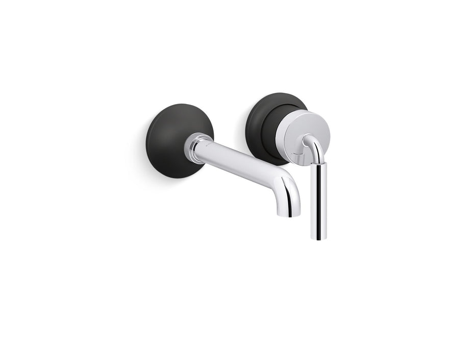 KOHLER K-26438-4 Tone Wall-mount single-handle bathroom sink faucet, 1.2 gpm