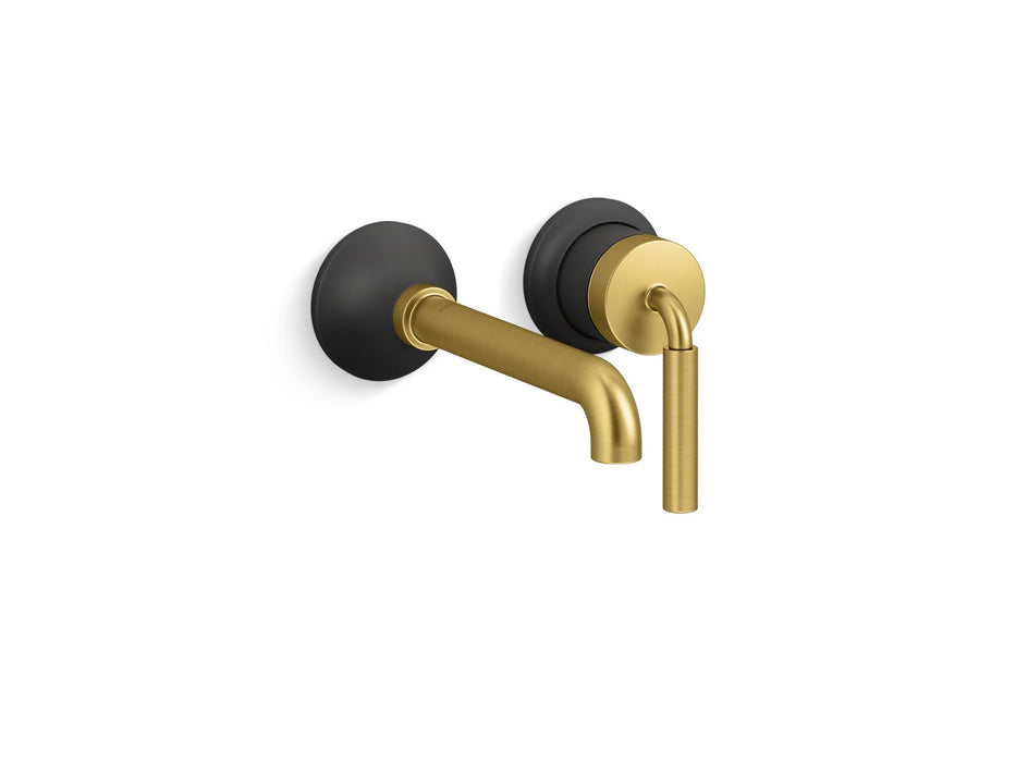 KOHLER K-26438-4 Tone Wall-mount single-handle bathroom sink faucet, 1.2 gpm