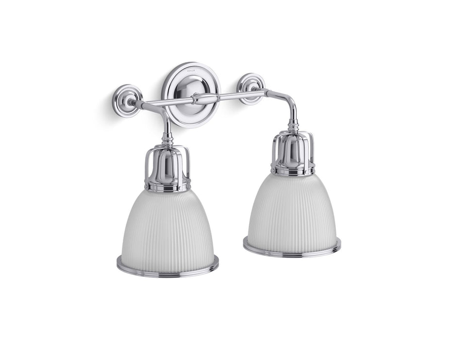 KOHLER Hauksbee Two-light bell sconce