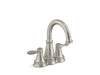 KOHLER Bellera Centerset bathroom sink faucet, 0.5 gpm