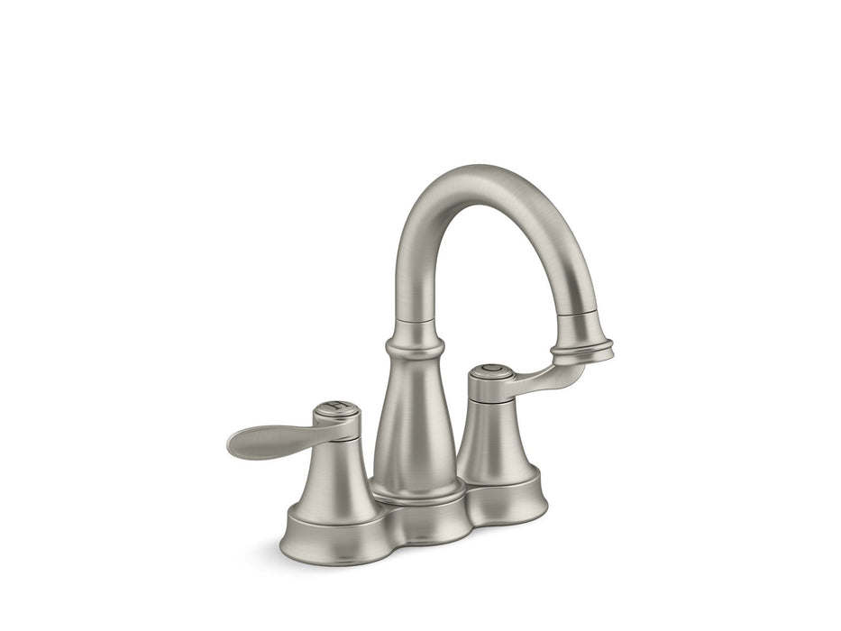 KOHLER Bellera Centerset bathroom sink faucet, 0.5 gpm