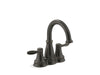 KOHLER Bellera Centerset bathroom sink faucet, 0.5 gpm