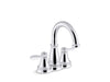 KOHLER Bellera Centerset bathroom sink faucet, 0.5 gpm
