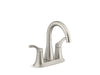 KOHLER K-27388-4N Simplice Centerset bathroom sink faucet, 0.5 gpm