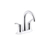 KOHLER K-27388-4N Simplice Centerset bathroom sink faucet, 0.5 gpm
