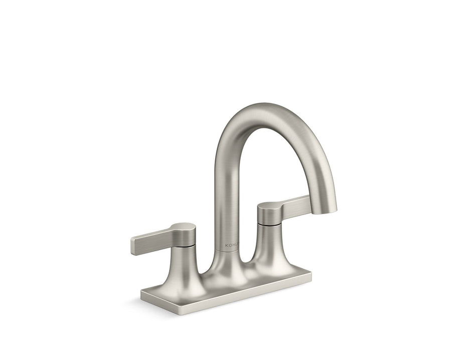 KOHLER K-28124-4 Venza Centerset bathroom sink faucet, 1.2 gpm