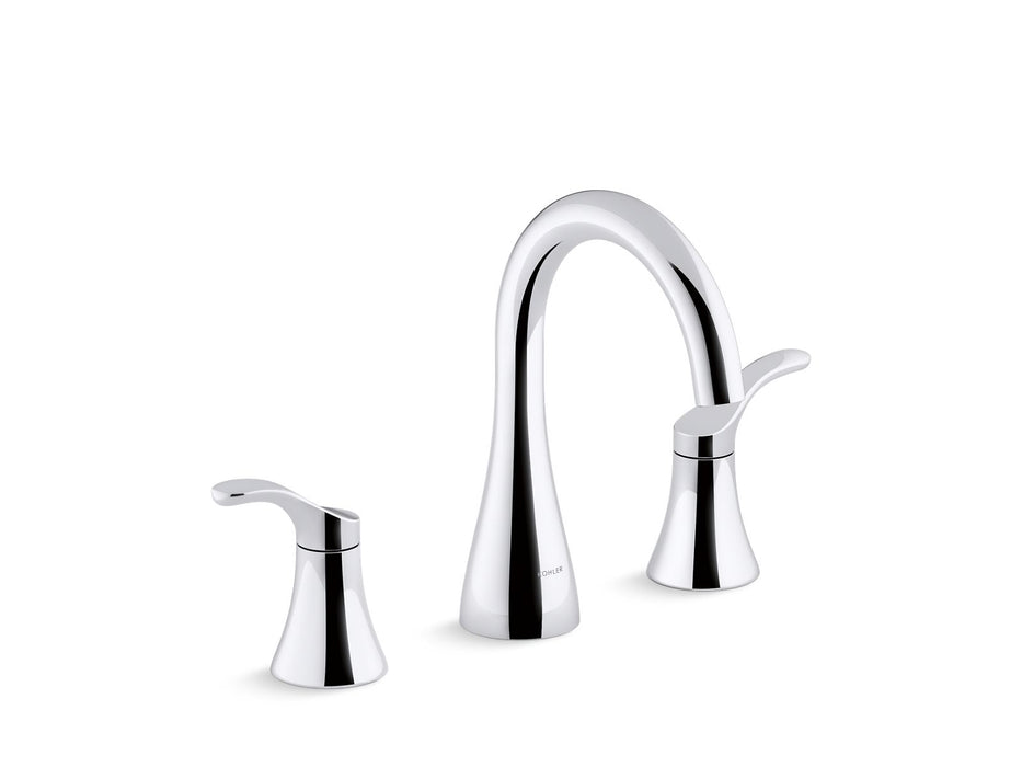 KOHLER K-27390-4N Simplice Widespread bathroom sink faucet, 0.5 gpm