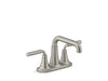KOHLER K-27414-4 Tone Centerset bathroom sink faucet, 1.2 gpm