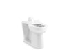 KOHLER K-25044-SSL Modflex Adjust-a-Bowl Floor-mount rear spud flushometer bowl with bedpan lugs