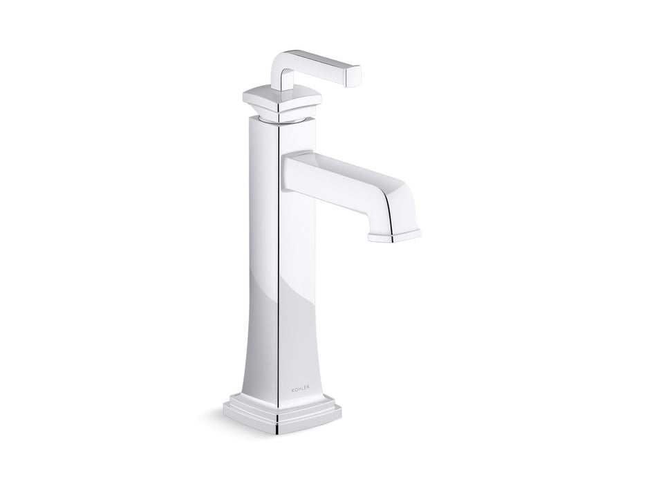 KOHLER K-26430-4 Riff Tall single-handle bathroom sink faucet, 1.2 gpm