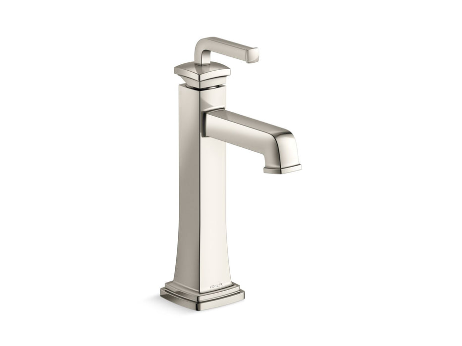 KOHLER K-26430-4 Riff Tall single-handle bathroom sink faucet, 1.2 gpm