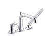 KOHLER K-26441-4 Tone Deck-mount bath faucet with handshower