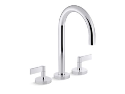 Kallista P25520-LV One Gooseneck, D/M Bath Set, Lever
