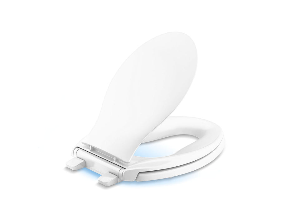 KOHLER K-2599-RL Transitions Nightlight ReadyLatch Quiet-Close elongated toilet seat
