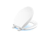 KOHLER K-75758-RL Cachet Nightlight ReadyLatch Quiet-Close round-front toilet seat