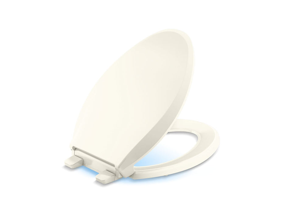 KOHLER K-75796-RL Cachet Nightlight ReadyLatch Quiet-Close elongated toilet seat