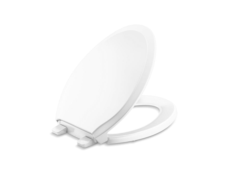 KOHLER K-4734-RL Rutledge ReadyLatch Quiet-Close elongated toilet seat