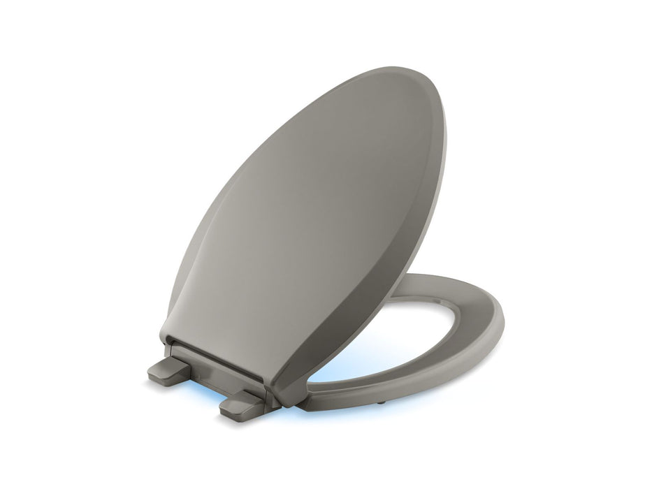 KOHLER K-75796-RL Cachet Nightlight ReadyLatch Quiet-Close elongated toilet seat