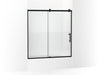KOHLER K-702253-10G81 Rely 62-1/2" H sliding bath door with 3/8"-thick glass