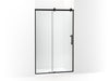 KOHLER Rely 77" H sliding shower door with 3/8"-thick glass