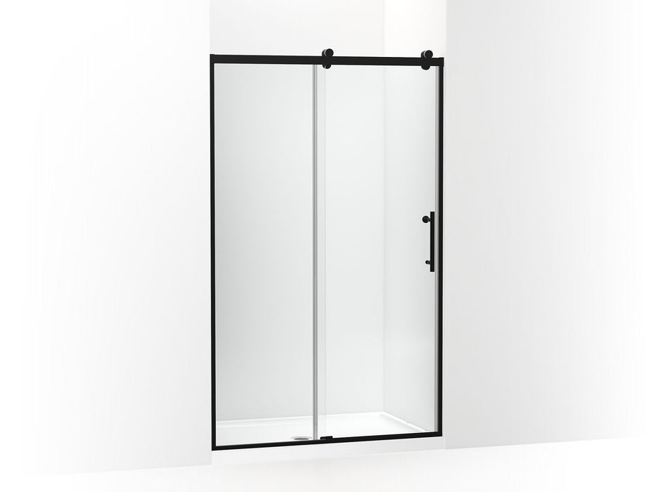 KOHLER Rely 77" H sliding shower door with 3/8"-thick glass