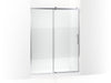 KOHLER Rely 77" H sliding shower door with 3/8"-thick glass